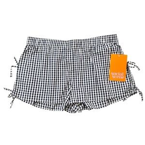 NWT Social Scene Gingham Tie Sides Shorts XL